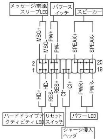 GIGABYTE GAH61MHD2 - 8) F PANEL (前面 ロルハツダ) - 2