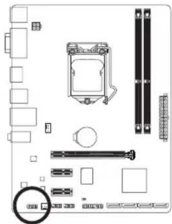 GIGABYTE GAH61MHD2 - 8) F PANEL (前面 ロルハツダ) - 4