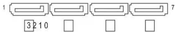 GIGABYTE GAH61MHD2 - 5) SATA2 0/1/2/3 (SATA 3Gb/s ニネケタ) - 2