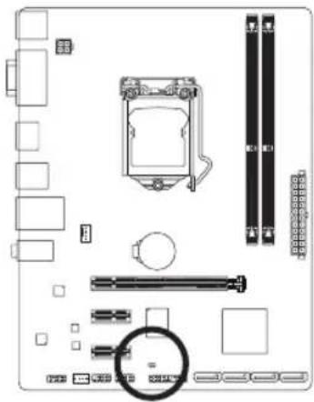 GIGABYTE GAH61MHD2 - 9) CLR_CMOS (CMOS イリASHEN) - 1