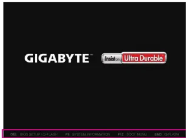 GIGABYTE GAH81MHD3 - 2-1 起動画面 - 1