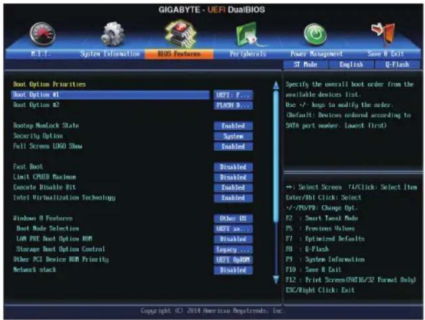 GIGABYTE GAH81MHD3 - 2-4 BIOS Features (BIOSの機能) - 1