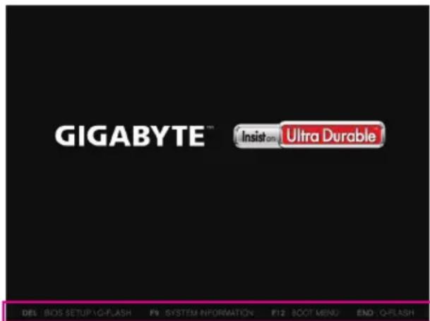 GIGABYTE GAF2A88XHD3 - 2-1 起動画面 - 1