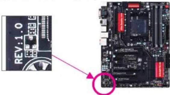 GIGABYTE GAF2A88XHD3 - マザーボードリビジョン確認 - 1