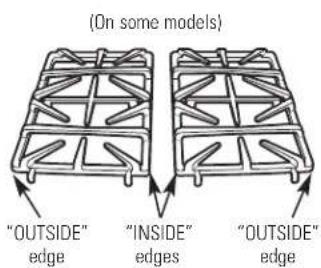 GE Profile JGP975SEKSS - Burner Grates - 1