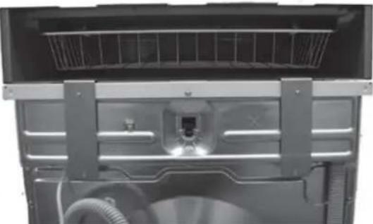 ASKO HDB1152W - Installation of spacer on machines that have been stacked - 4