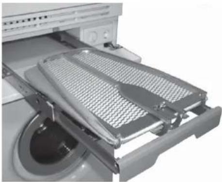 ASKO HDB1152W - Instalación del espaciador en máquinas apiladas - 5