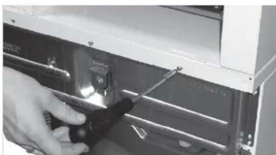 ASKO HDB1152W - Montage des Zwischenteils bei neuen Maschinen - 6