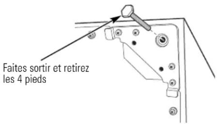 GE Profile DPVH890EJMG - COMMENT RETIRER LES PIEDS - 1
