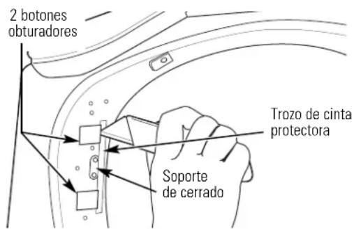 GE Profile DPVH890EJMG - CÓMO VOLVER A COLOCAR EL MONTAJE DE LA PUERTA - 2