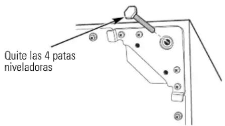 GE Profile DPVH890EJMG - ① CÓMO QUITAR LAS PATAS NIVELADORAS DE LA SECADORA - 2