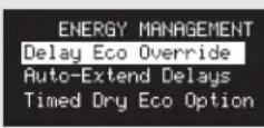 GE Profile DPVH890EJMG - Menu de Réglage - 1