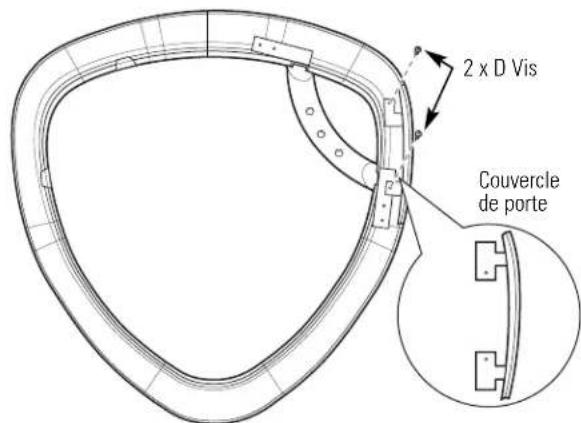 GE Profile DPVH890EJMG - COMMENT INVERSER LA POIGNÉE ET LES COUVERCLES DE LA PORTE - 1