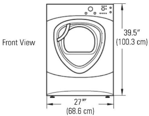 GE Profile DPVH890EJMG - UNPACKING YOUR DRYER - 2