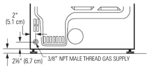 GE Profile DPVH890EJMG - WARNING - 1