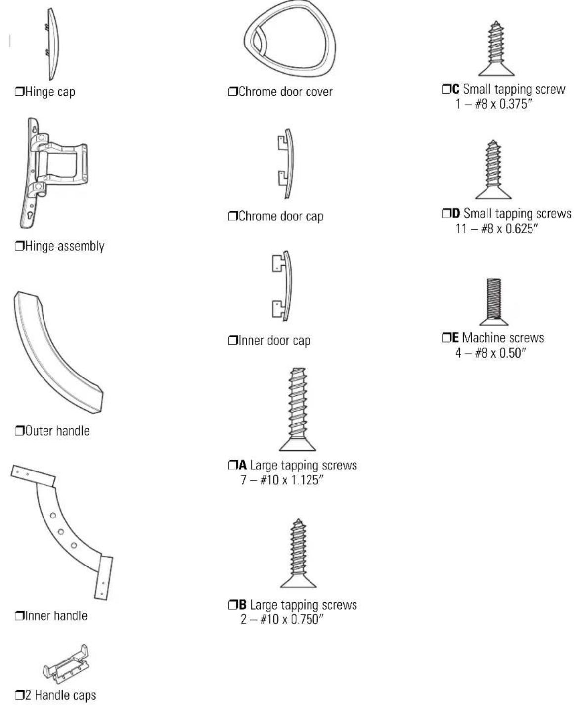GE Profile DPVH890EJMG - REVERSING THE DOOR SWING (if desired) - 1