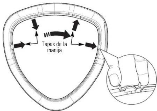 GE Profile DPVH890EJMG - CÓMO INVERTIR LA MANIJA Y LAS TAPAS DE LA PUERTA - 1