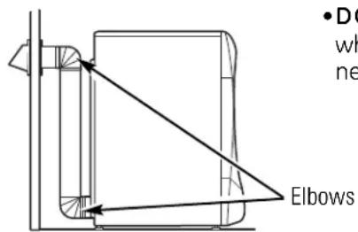 GE Profile DPVH890EJMG - FOR TRANSITION VENTING (DRYER TO WALL), DO: - 2
