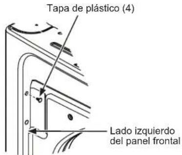 Tapa de plástico (4) Lado izquierdo del panel frontal