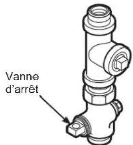 Vanne d'arrêt