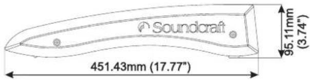 SOUNDCRAFT Spirit E Series - E6 — DimensionsE6 — Dimensions - 1