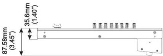 SOUNDCRAFT Spirit E Series - E6 — DimensionsE6 — Dimensions - 3