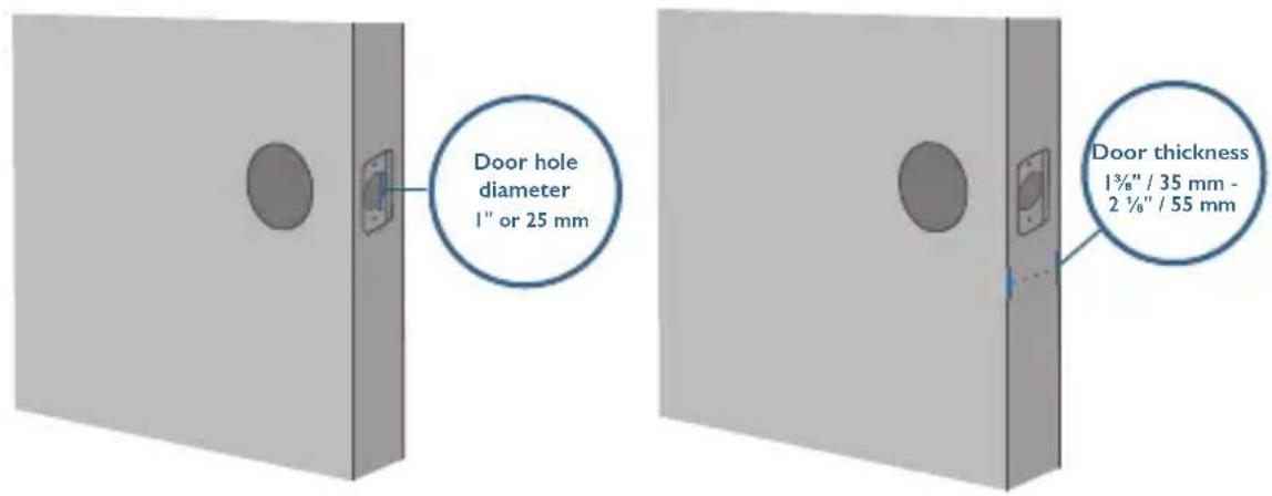 eufy Solo Smart Lock D20 - Préparation de la porte pour l'installation - 2
