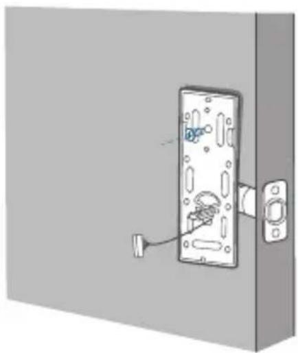 eufy Solo Smart Lock D20 - Étape 4 : installer la plaque de montage - 7