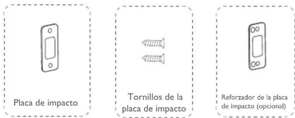 eufy Solo Smart Lock D20 - Paso 2: Instalación de la placá de impacto - 1