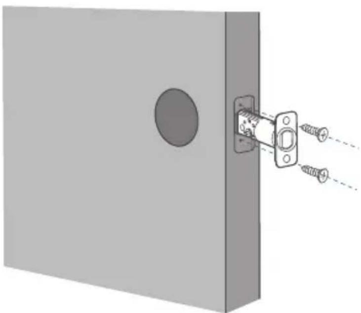 eufy Solo Smart Lock D20 - Étape I : installer le pêne dormant - 5