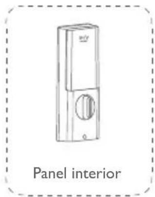 eufy Solo Smart Lock D20 - Paso 5: Instalación del panel interior - 1