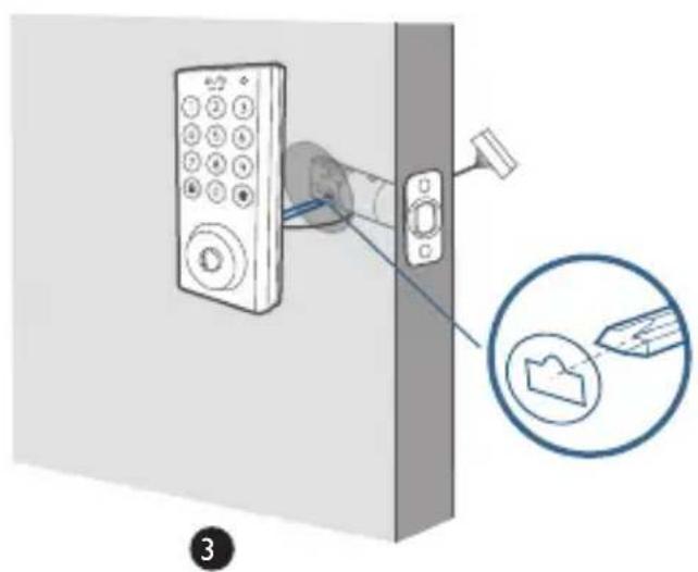 eufy Solo Smart Lock D20 - Étape 3 : installer le montage extérieur - 3
