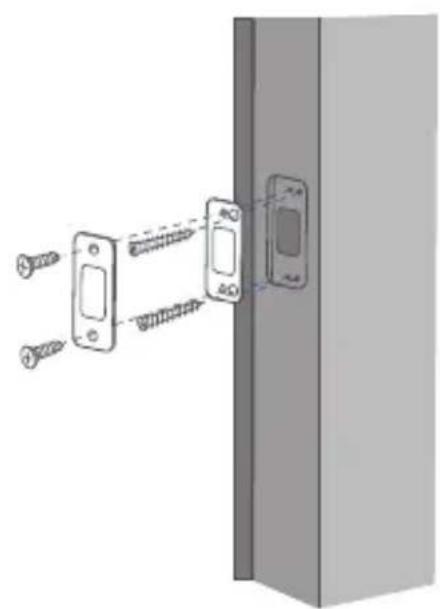 eufy Solo Smart Lock D20 - Paso 2: Instalación de la placá de impacto - 3