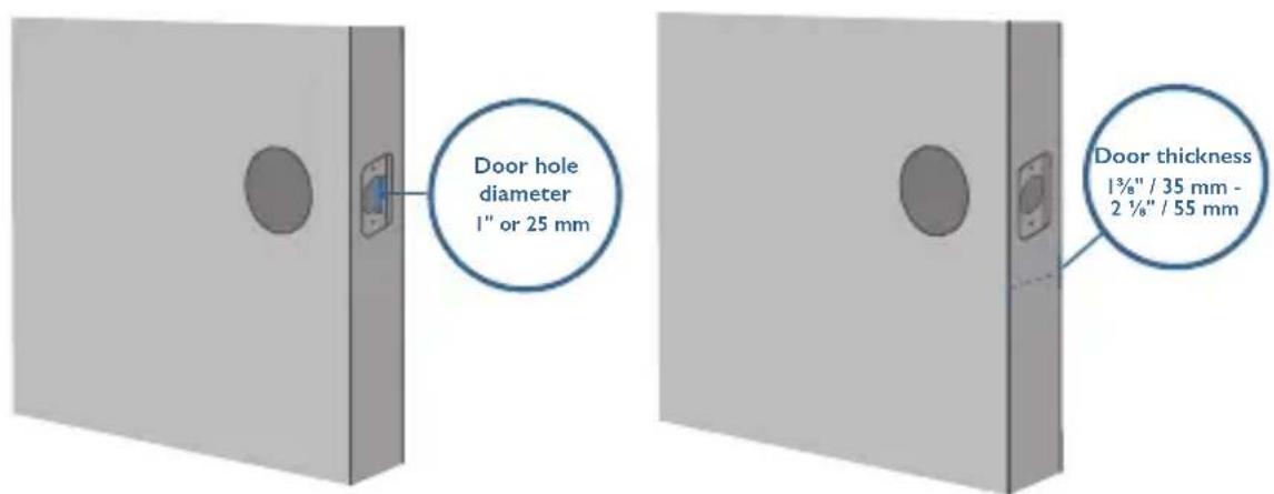 eufy Solo Smart Lock D20 - Prepare Door for Installation - 2