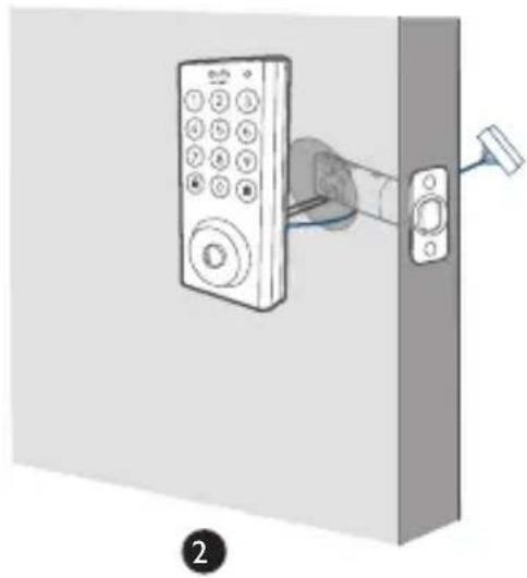 eufy Solo Smart Lock D20 - Étape 3 : installer le montage extérieur - 2