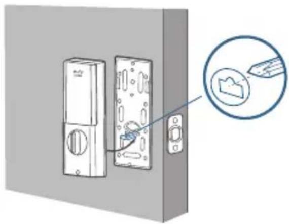 eufy Solo Smart Lock D20 - Step 5: Install the Interior Assembly - 6