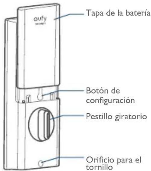 eufy Solo Smart Lock D20 - Vista posterior - 1