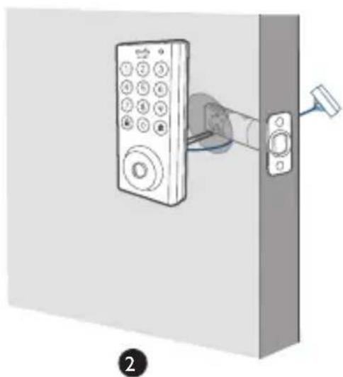 eufy Solo Smart Lock D20 - Step 3: Install the Exterior Assembly - 2