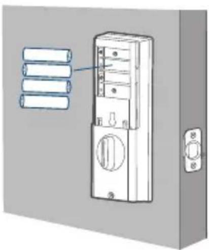 eufy Solo Smart Lock D20 - Paso 6: Instalación de la bateria - 1