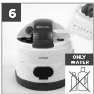 POLTI Sani System Business - GUIDA RAPIDA DI UTILIZZO - QUICK USE GUIDE - GUIDE DE PRESE EN MAIN RAPIDE - GUIA RAPIDA DE UTILIZATION - SCHNELLSTART-ANLEITUNG - GUIA DE UTILIZACHO RAPIDA - 6