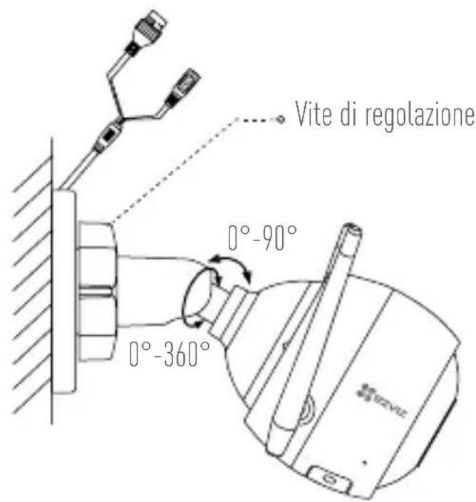 EZVIZ C3W FHD - Regolare l'angolazione per la sorveglianza - 1