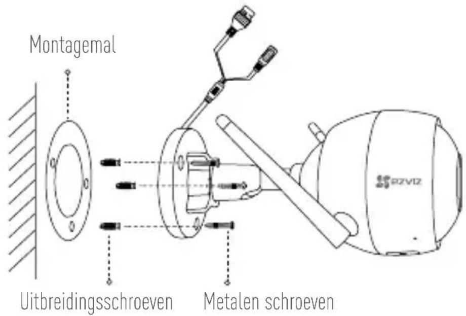 EZVIZ C3W FHD - Camera installatie - 1