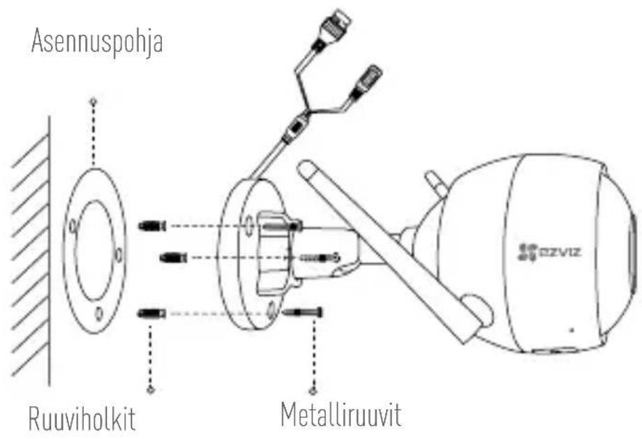 EZVIZ C3W FHD - Kameran asentaminen - 1
