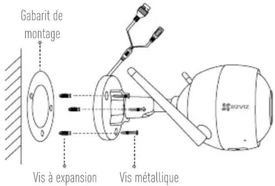 EZVIZ C3W FHD - Installation de la caméra - 1