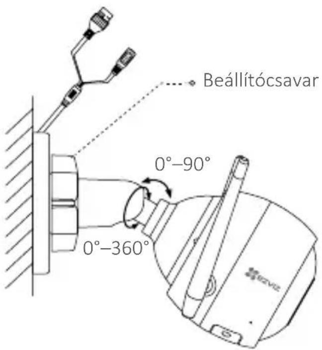 EZVIZ C3W FHD - A térfigyelés szögének beállítása - 1