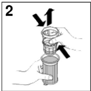 ROSIERES LSRSIC269 IN - Cleaning the filters - 2