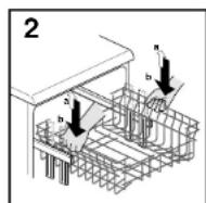 ROSIERES LSRSIC269 PN - ADJUST BASKET TO THE LOWER POSITION: - 2