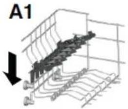 ROSIERES RF 3E7DX - Using the upper basket - 2