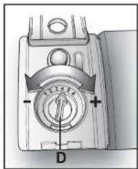 ROSIERES RLI 920 IN - Regulating the rinse aid from 1 to 6 - 1