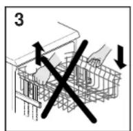 ROSIERES RLI 920 IN - ADJUST BASKET TO THE LOWER POSITION: - 3